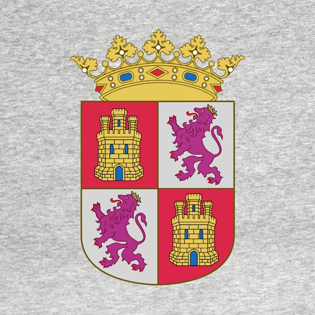 Coat of arms of Castile and León by Wickedcartoons